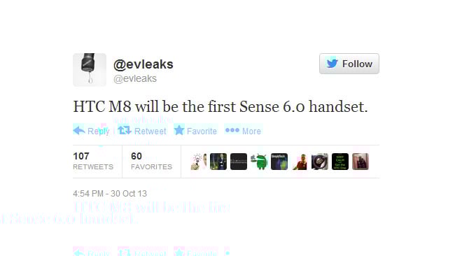 Next year's HTC M8 to debut with Sense 6.0