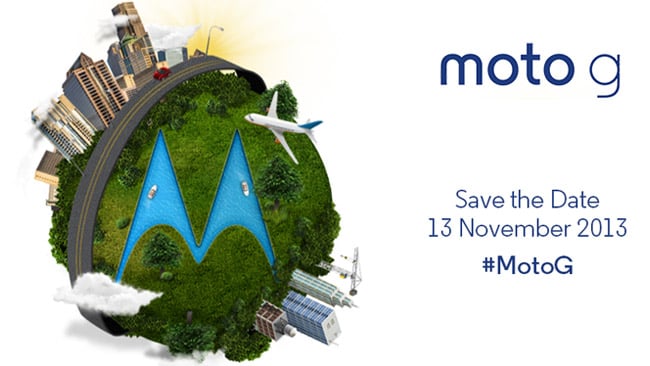 Moto G launching on November 13th!