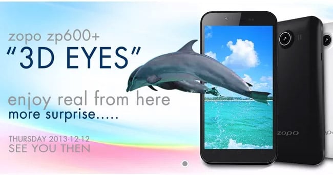 China's Zopo launches a pair of affordable 3D phones