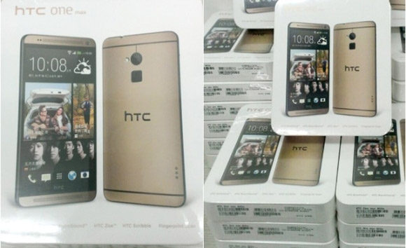 Gold-colored HTC One Max now available in Taiwan