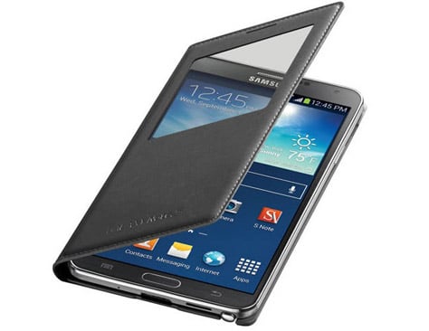 New S-View flip cover adds wireless charging to Samsung Galaxy Note 3