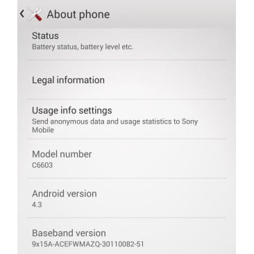 Android 4.3 update for Sony Xperia Z and Xperia ZL is ready for download