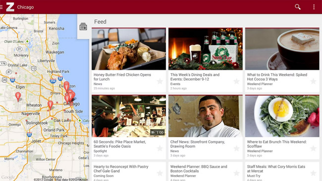 Zagat's Android app updated with new tablet UI, additional locations and Street View integration