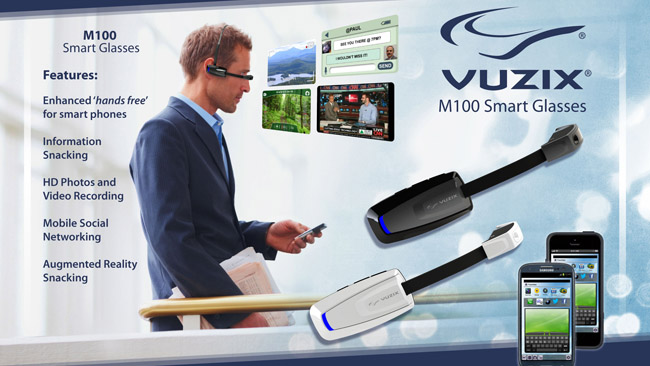 Vuzix M100 smart glasses now available for pre-order for $999.99