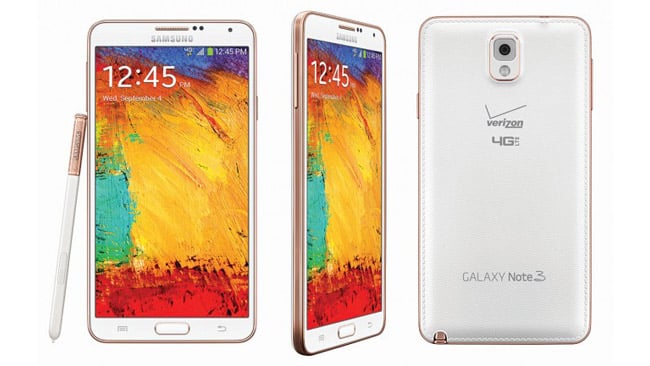 Rose Gold Samsung Galaxy Note 3