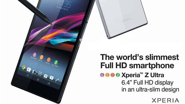 Wi-Fi-only Sony Xperia Z Ultra announced for Japan