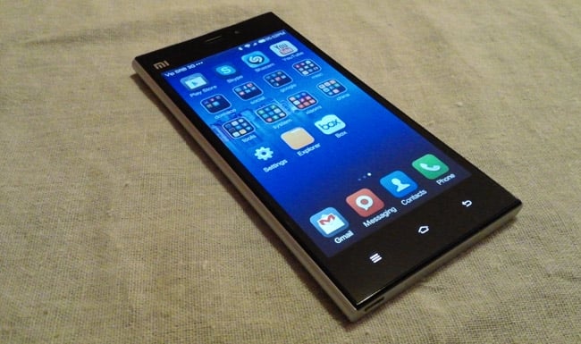 Xiaomi Mi3 design
