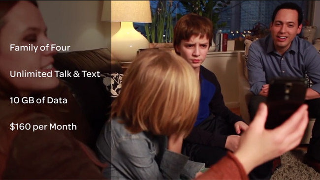 AT&T unveils new affordable family plan