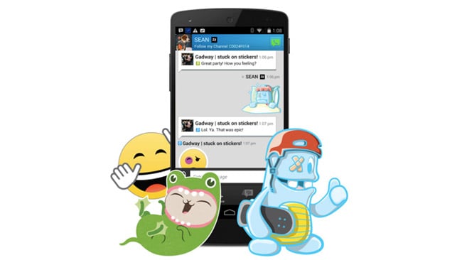 BBM beta gets stickers