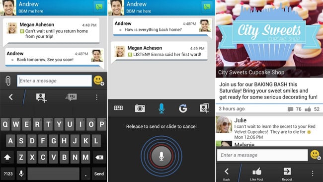 BBM 2.0 for Android, iOS updated with Channels and Voice support
