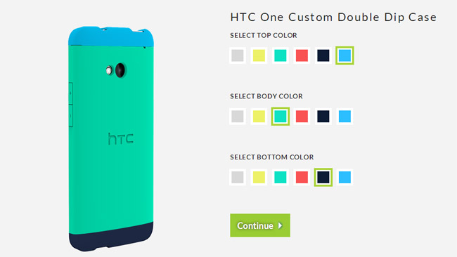 HTC One Double Dip Case