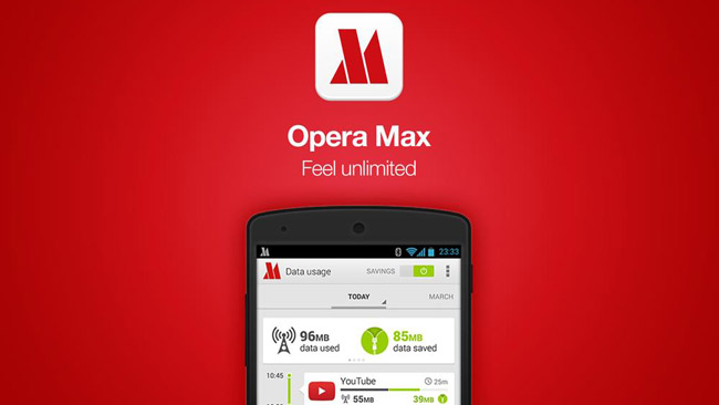 Opera Max, the mobile web browser