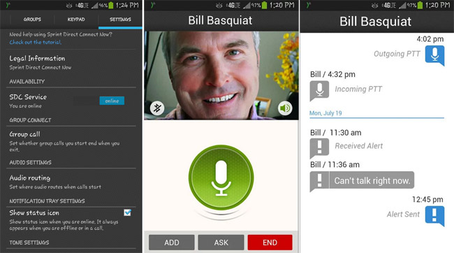 Sprint's push-to-talk capability comes to Android super-phones