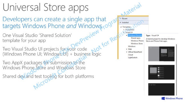 Microsoft working on universal Windows apps