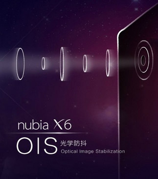 ZTE Nubia X6's camera to come with Optical Image Stabilization
