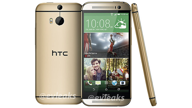 All New HTC One in gold