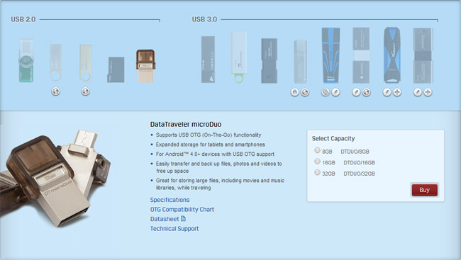 Kingston DataTraveler MicroDuo join the Dual USB/MicroUSB flash drive craze