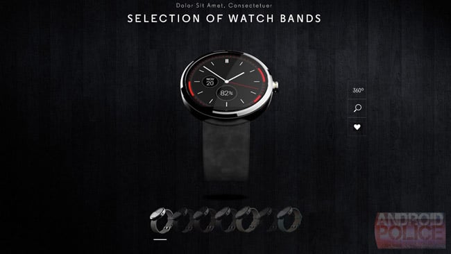 Motorola to offer 7 different bands for the Moto 360