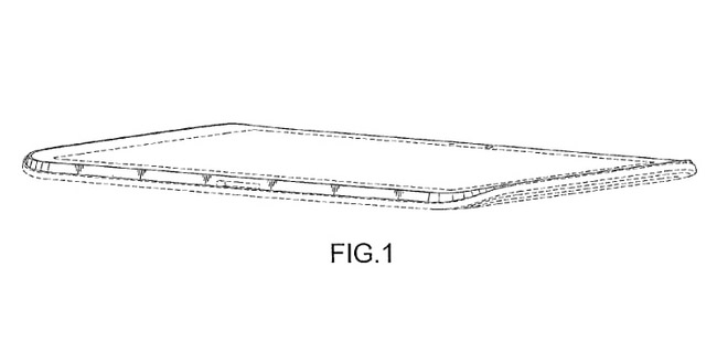 Samsung patent reveals tablet with curved margins