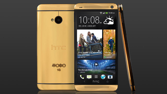 Real-gold HTC One (M8) now available in the Middle East