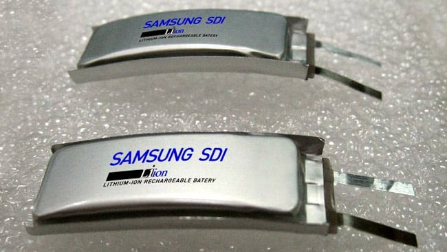 Samsung SDI unveils curved battery for wearable devices