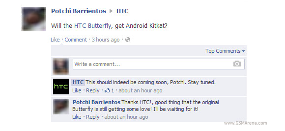 HTC Butterfly Android 4.4 KitKat coming soon