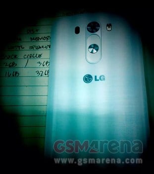 back of LG G3