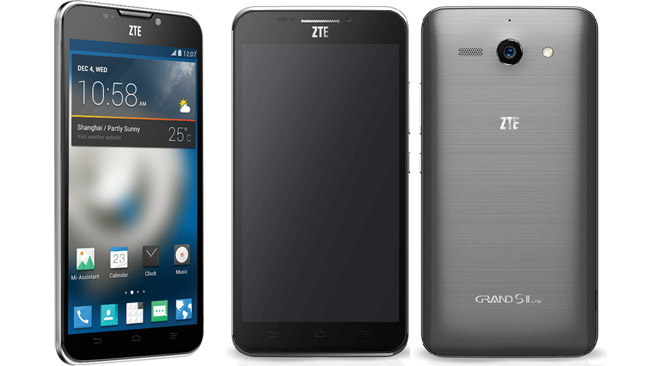 ZTE Grand S II with 5.5-inch 1080p screen and Snapdragon 801 chip launched in China