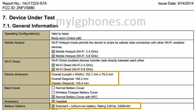 Verizon's LG G Pro 2 Lite phablet caught at the FCC