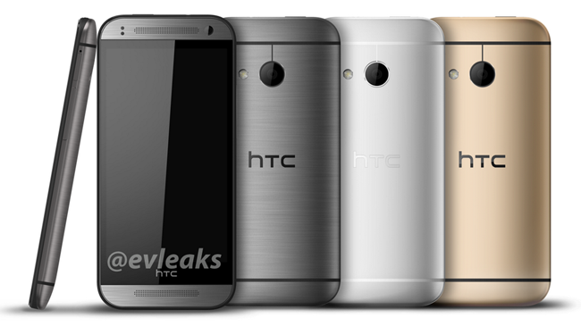 HTC One Mini 2 to be available in gunmetal, silver and gold colors
