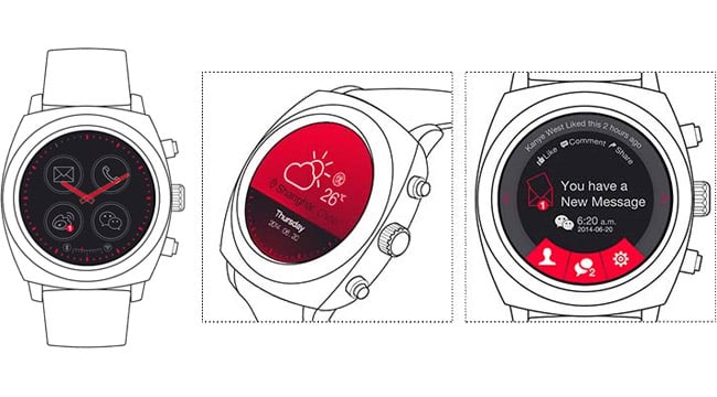 GEAK circular smartwatch