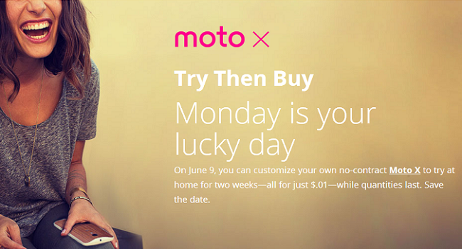 Moto Try Then Buy program