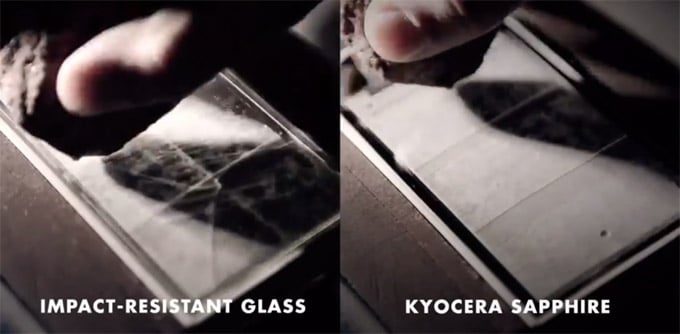 Kyocera smartphone with sapphire crystal display in works?