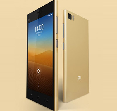 Gold Xiaomi Mi3
