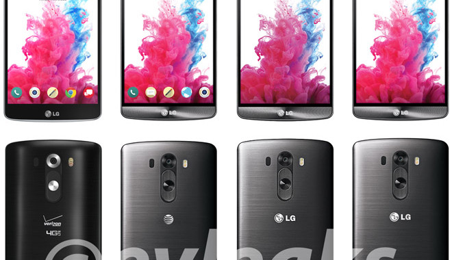 LG G3 press renders leak for all four major US carriers