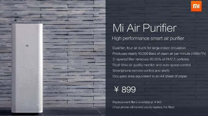 xiaomi air purifier 5