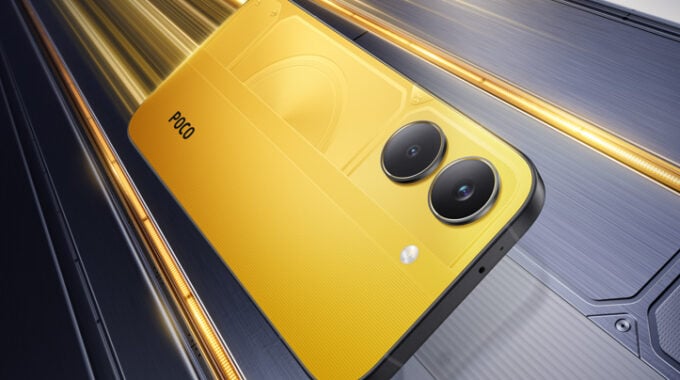 POCO X8 Pro in yellow
